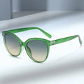 2025 Ins Retro Trend Sunglasses New Fashionable Large Frame Cat Eye Candy Color UV400 Lenses PC Material