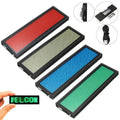 LED Rectangle Plastic Pin Badge Safety Pin Digital Programmable Scrolling Tag Rechargeable Battery Wireless Employee Use for