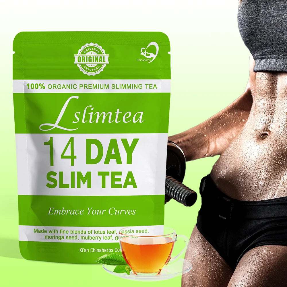 Chinaherbs Accept Custom Labels Direct Sales by Manufacturer Lose Weight 14 Day Slimming Tea Fat burner Detox Tea Green Tea