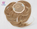 Heat Resistant Synthetic Hair Bangs with Clips in Hair Extension Blonde Hair Bangs Fringe for Women