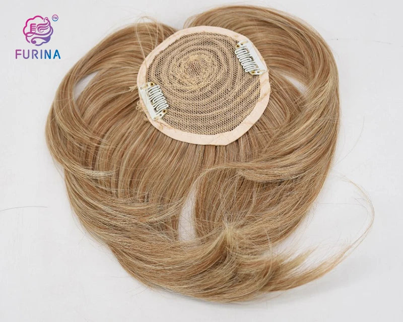 Heat Resistant Synthetic Hair Bangs with Clips in Hair Extension Blonde Hair Bangs Fringe for Women