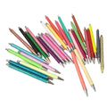 Cheap Glitter Metal Retractable Ballpoint Pen Colorful Multi-Color Metal Ballpoint Pen for Gift
