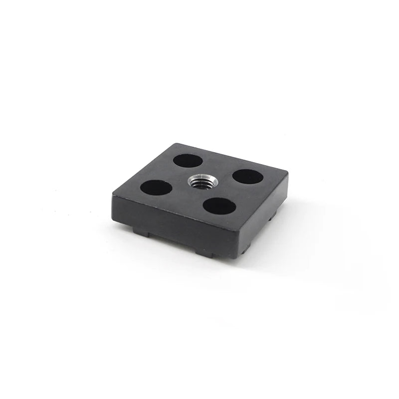 Verified Supplier 6060B-M12 Die Cast Zinc Base Plate Profile Connecting Plate for 6060 T Slot Extruded Aluminium Profile#7030-2