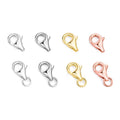 8mm 9mm 11mm Lobster Clasp925 Sterling Silver Clasps Lobster for DIY Bracelet Necklace Jewelry Making