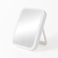 Wholesale Rechargeable LED Light Touch Makeup Mirror Light Folding Vanity Mirror Portable Square Cosmetic Mirrors