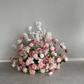 2025 Hottest Pink White Flower Ball Table Centerpiece Flower Ball Wedding Decoration