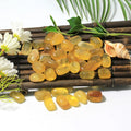 Wholesale Bulk Polished Yellow Fluorite Quartz Crystals Carved Craft Models for Healing Ornaments Mascot Love Themes for Gifts