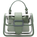 Ladies Beach Bag Shoulder Bag PVC Handbags Transparent Trending 2020 Fashion for Women Single Clear HOOK&LOOP Pillow MegaBDM