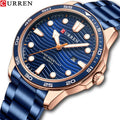 CURREN 8426 Fashion Design Stainless Steel Men Watch Luxury Waterproof Quartz Watches Luminous Wristwatches