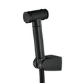 Push Button Switch Bidet Sprayer Black Bidet Kit with Stainless Steel Hose