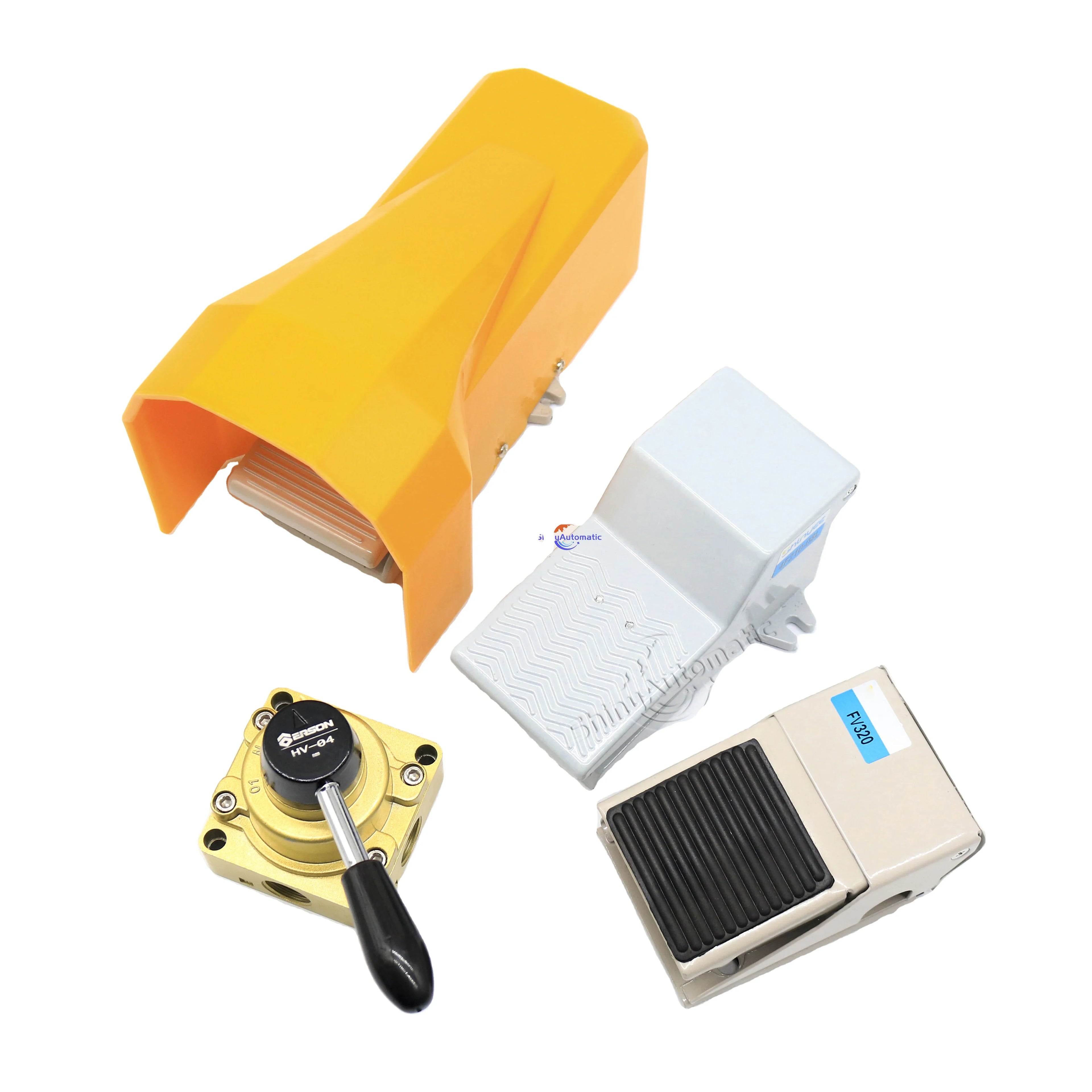 Plastic 3/2 Way Series 4F210 HV 4HV FV320 Pneumatic Pedal Air Foot Control Valve Pneumatic Foot Pedal Pneumatic Tools Foot Valve