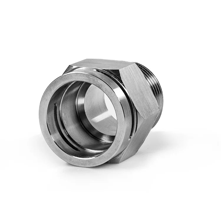 OEM Professional Precision Industrial Equipment Metal Machining Adapter Stainless Steel Brass Swivel Fitting CNC Wire Broaching