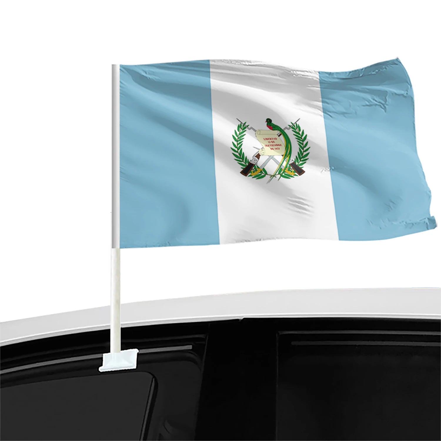 Factory Wholesale Cheap Guatemala Car Window Flag 12x18inches 100%polyester Double-side Custom Guatemala Car Window Flag