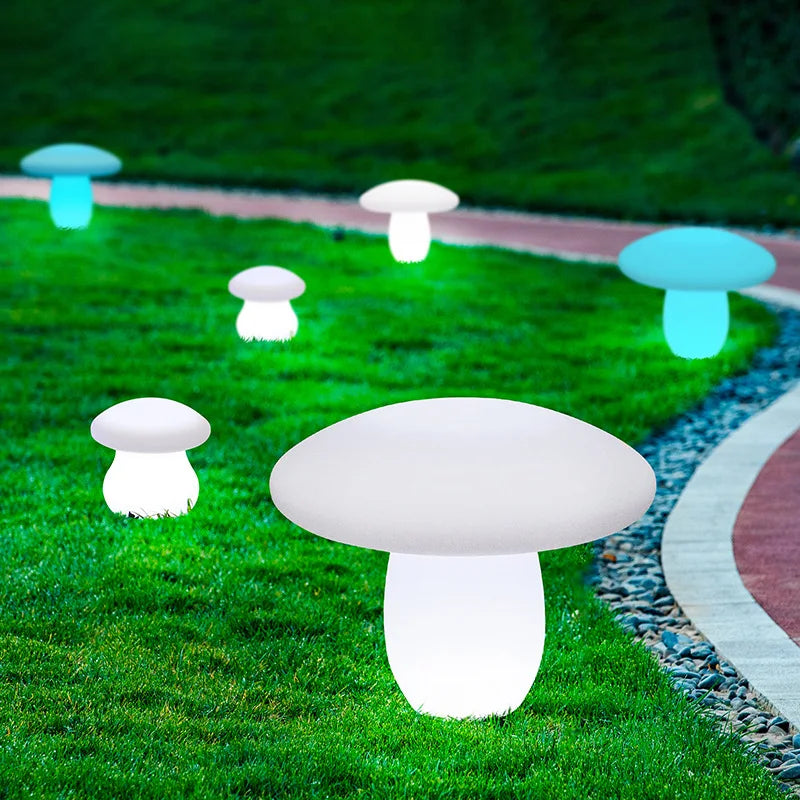 Festival Party Decoration Modern Vintage Design Retro OEM Mushroom Table Lamp  LED Outside Decorative Mushroom Lamp Night Lights