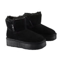 Custom Women's Winter Leather Non-Slip Warm Ankle & Bootie Snow Boots with Wool Lining From Factory
