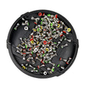 3D Realistic Solid Dumbbell Fish Eyes Fly Tying Materials Sunken Brass Barbells Beads Pseudo Eyes