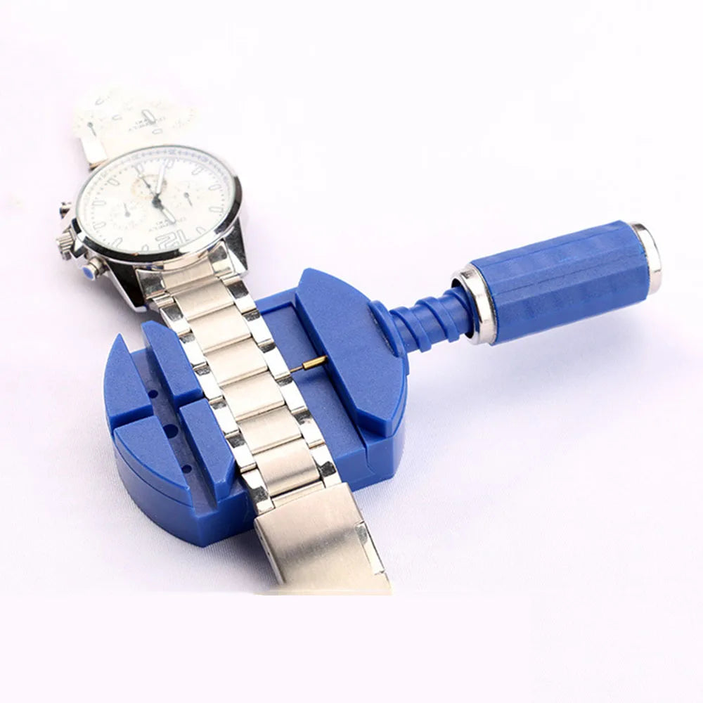 Portable Adjusting Watch Tool Watch Band Link Pin Remover Metal Steel Watch Repair Tool With Plastic Copper Needle Cut-Off Table