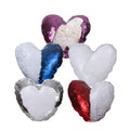 40*35cm Sublimation Printable Heart Shape Sequins Pillow Case for Valentine's Day