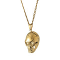 Stainless Steel Skull Pendant Religious Totem Men's Stainless Steel Necklace Retro Punk Gold Jewelry