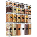Household Storage Bpa-Free Airtight Plastic Stackable Kitchen Organizer Cereal Dry Food Storage Bin Box Container