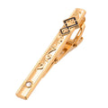 Wholesale Crystal Diamond Elegant Tie Clip Custom Men's Suit Shirt Fashion Accessory Tie Bar Wedding Tuxedo Trendy Jewelry Gift