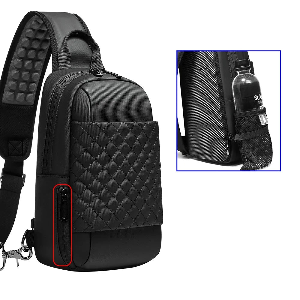 Wholesale Custom Logo Large Capacity Lightweight Durable Fashion PVC Waterproof Anti-Theft Small Crossbody Sling Bags Messenger