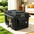 Foldable Soft Pet Travel Crate Purina Pro Plan Portable Dog Cat Carrier Bag Collapsible Pet Transport Cage for Outdoor Travel