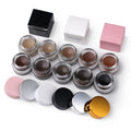 White Pink Custom Vegan Eye Brows Pomades Long Lasting Brow Gel Pomade Private Label Waterproof Brow Pomade