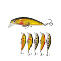 Fishing Lure Hard Bait 5cm 6.6g 3d Eyes Minnow Lure Wobblers Fishing Pesca Swim Bait Plastic Hard Baits