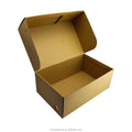 Custom Size Crush Resistance Rigid Shipping Carton Box logo Design Printed Folded Matt Black Brown Yellow Kraft Paperboard Boxes
