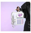 New Arrive Fashion Girl's Cute Design Telephone Shape PU Backpack Creative Idea Style Women Leather Water-proof Shoulder Bag