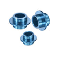 Custom 6061 7075 Aluminum Blue Color Anodized Inline Axle Bushing Spacers Bearing Spacers for Industrial Equipment Machine Parts