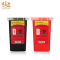 Professional Plastic Barber Accessories Waste Blade Storage Box Tattoo Blade Razor Blade Disposal Container Case