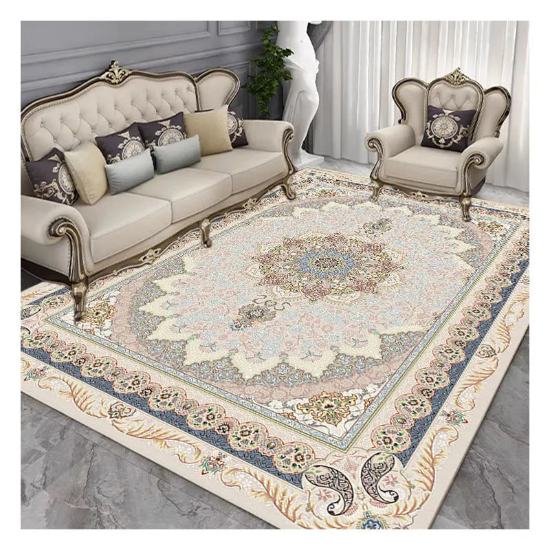 Luxury Customizable Size Machine Made Living Room Carpet Interior Floor Doormat for Home Office & Bedroom-Area Rugs & Sets