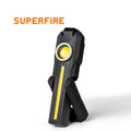 SUPERFIRE GM01 Portable COB+XPE Multifunctional LED Work Light with 4 Modes Energy-Saving 129m Range & Magnetic Suction