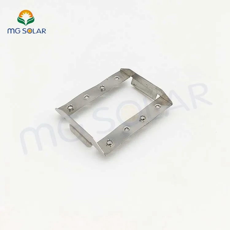 Factory Direct Sale Stainless Steel Solar Panel Installation Component Photovoltaic Related Accessory Grounding Clip