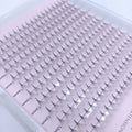 New Arrival Double Curls and Layers c and d Per Fan 6D Hybrid Premade Fans Pointed Premade Fans Wispy Lash Extensions