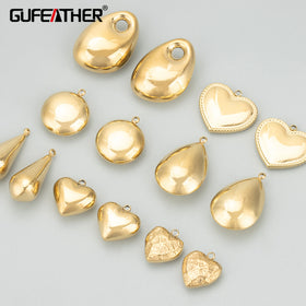 ME60 316L Stainless Steel Nickel-Free Jewelry Accessories DIY Pendants & Necklaces Making Findings 4pcs/Lot
