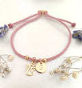 Inspire Stainless Steel Jewelry Inspire Jewelry Angel Charm Initial Bracelet Personalized Gift Rope Bracelet With Custom Fashion
