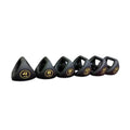 Designed Black Multi Functional Gym Exercise Weights Vinyl Dipping Triangle 12kg 3in 1 Kettlebell