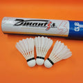 Hot Selling White Duck or Goose Feather Shuttlecocks Durable Badminton Shuttle Cocks High Quality Cheap Badminton Equipment