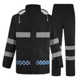 High Visibility Heavy Duty Rain Gear Reflective Raincoats Safety Jacket and Pants Suit Waterproof Rain Suits for Men & Women