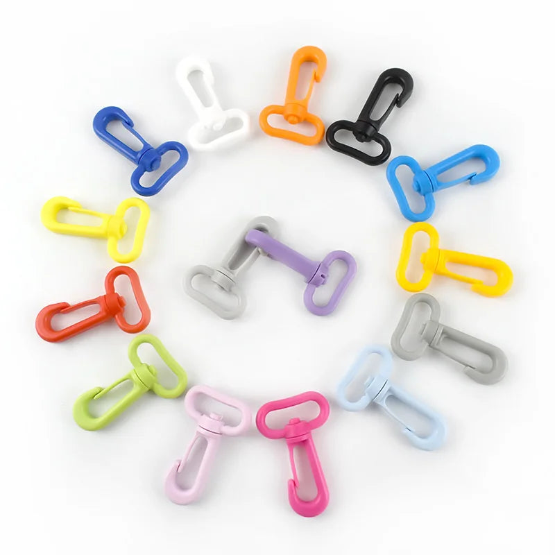 Meetee BF429 13/20/25/31mm Color Plastic Rotating Lobster Buckle Multifunctional Bag Accessories Strap Hang Snap Clip Hook