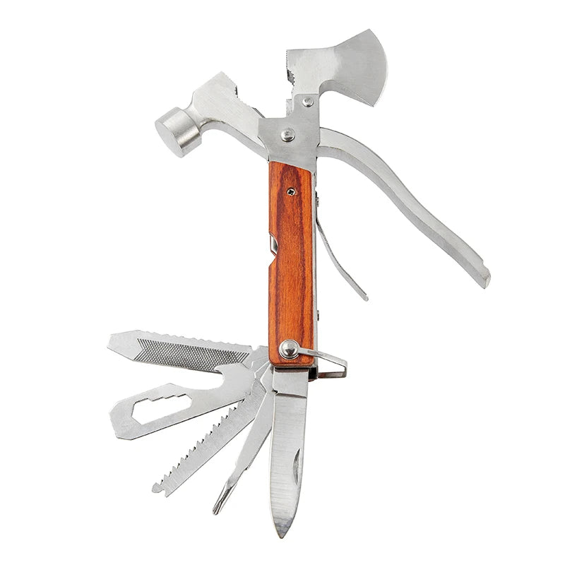 Best Selling Wood Handle Multi Functional Folding Pocket Cutting Combination Pliers