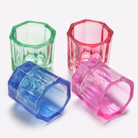 Acrylic Powder Colorful Crystal Glass Crystal Glass Acrylic Powder Liquid Nail Cup