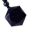 HZ Chakra Crystal Six-pointed Star Pendant Amethyst Stone Star Pendant for Men Women Pendant Necklace