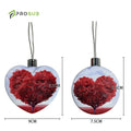 Prosub Sublimation Plasti Christmas Ornament Custom Print Photo PC Coated Pendants Ornaments Sublimation Blanks Christmas Items