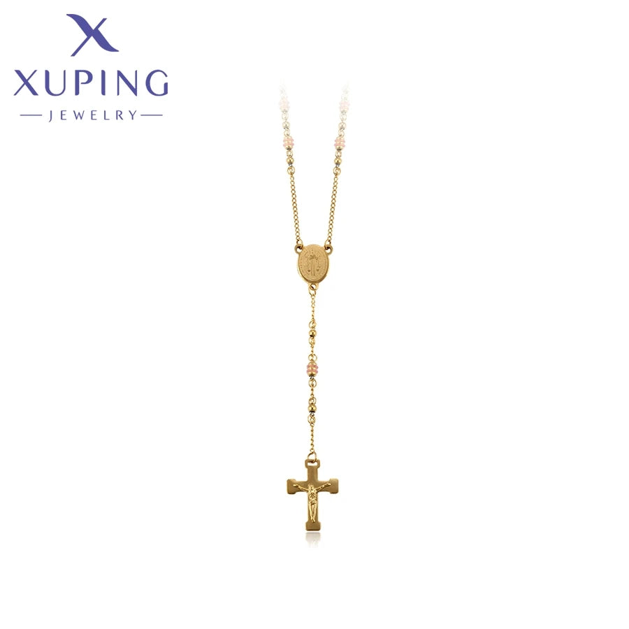 XUPING A00632847 Wholesale Necklace Neutral Stainless Steel Ancient Royal Religion Series Fashionable New Design Unisex Gift