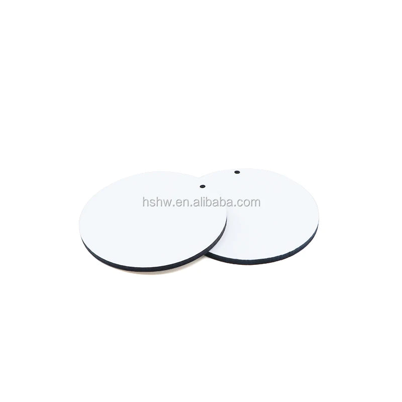 Custom Design Eco-Friendly 5mm Painted Wood Sublimation Round Door Signs