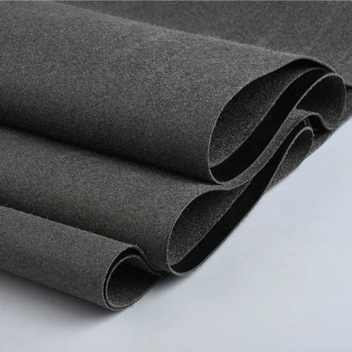 0.5Mm-1.0Mm Microfiber Suede Imitation Leather Fabric Fire Retardant PU Leather for Furniture Sofas Interior Decoration Bag Use